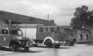 Fuhrpark der Feuerwehr Michelau 1978