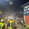 Einsatzfoto Brand Scheune