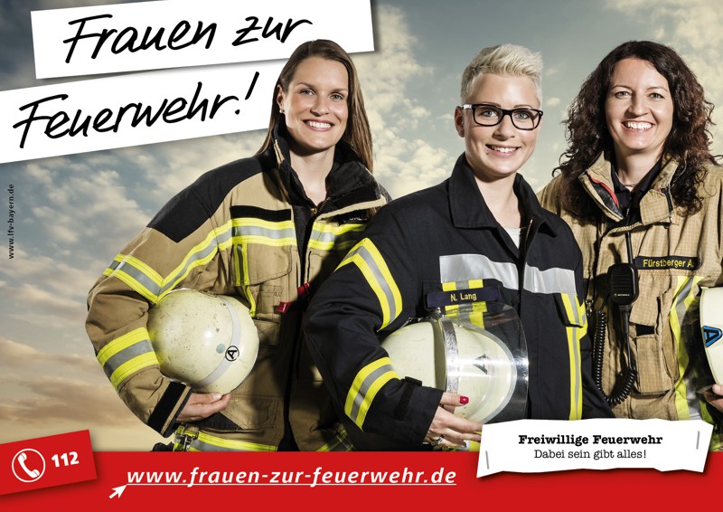 Frauen zur Feuerwehr!